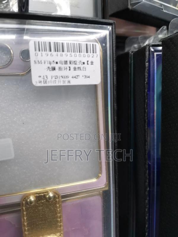 Marble Pattern for Samsung Galaxy Z Flip 5 Case With Ring Ho - thumbnail 3