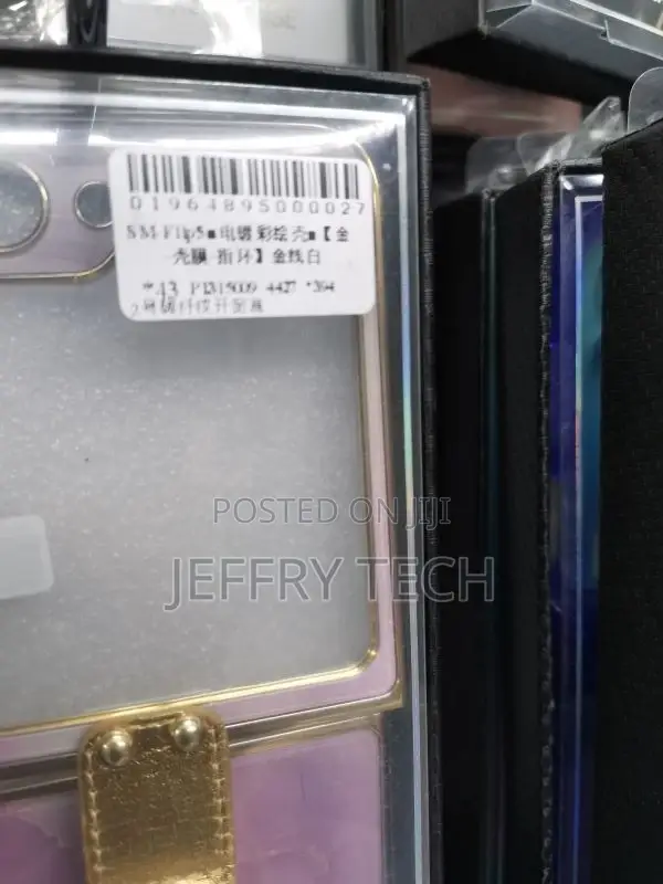 Marble Pattern for Samsung Galaxy Z Flip 5 Case With Ring Ho