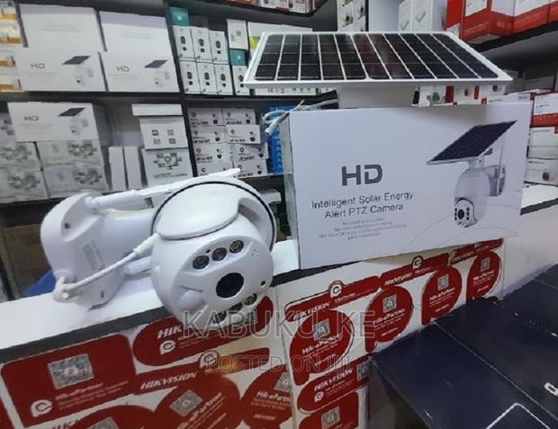 Powerful 4G Simcard PTZ Solar Powered CCTV Camera - main view