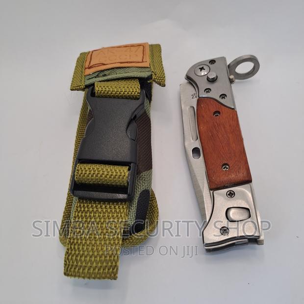 Switch Blade Ak-47s Camping Folding Tactical Knife CCCP - main view