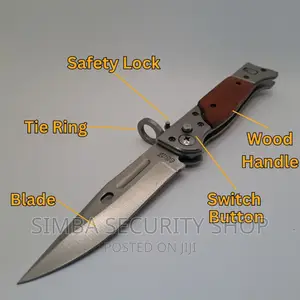 Switch Blade Ak-47s Camping Folding Tactical Knife CCCP