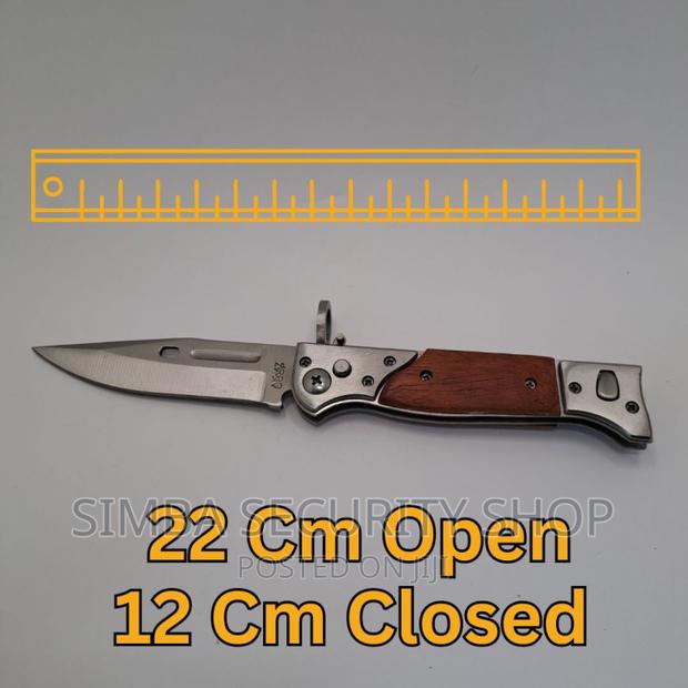 Switch Blade Ak-47s Camping Folding Tactical Knife CCCP - thumbnail 4