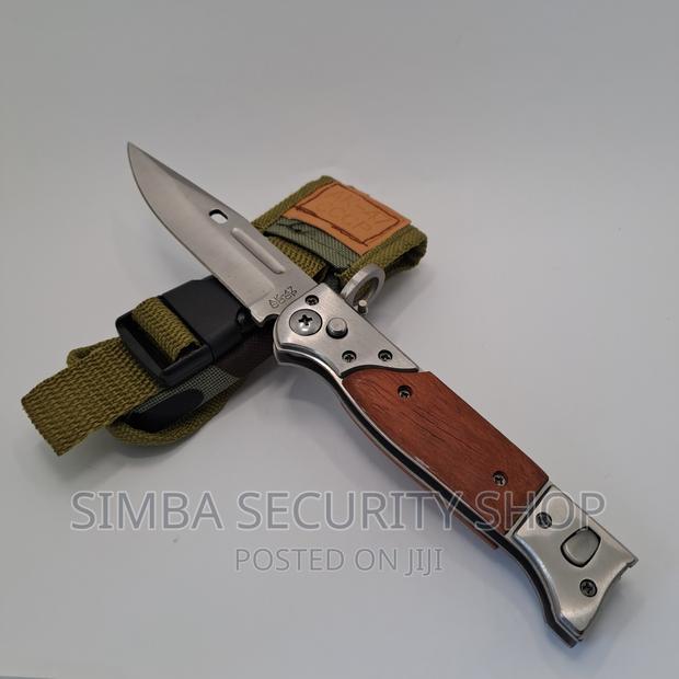 Switch Blade Ak-47s Camping Folding Tactical Knife CCCP - thumbnail 6