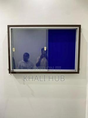 Notice Board Notice Board Notice Board 3ftx2 Glass Slidinfg - thumbnail 2