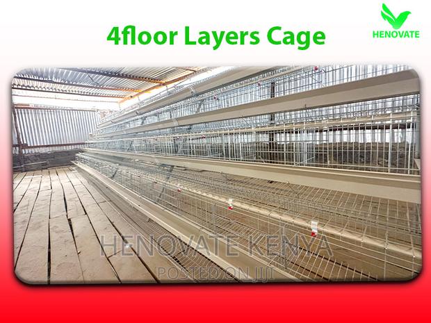 128 Chicken Layer Cage in Kenya - main view
