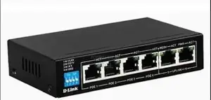 .D-Link 250M 6-Port 1000mbps Switch With 4 Poe Ports and 2 U