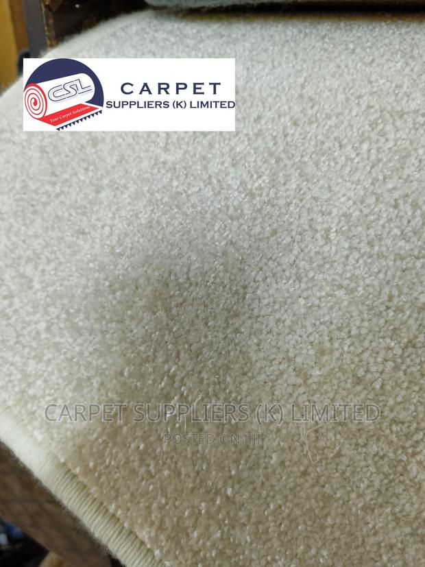White Wall to Wall Carpet - main view
