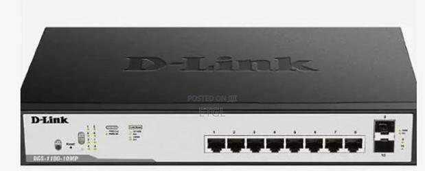 .D-Link 8-Port Gigabit Poe Smart Managed Switch - DGS-1100-0