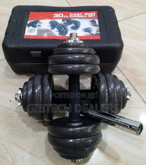 Best Quality 30kg Cast Iron Dumbbell Set