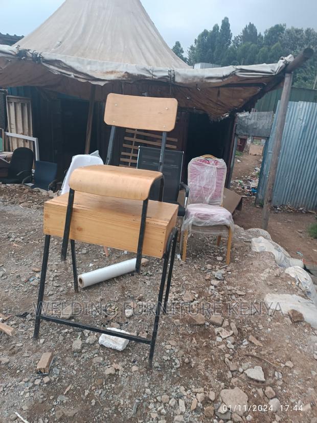 School Lockers and Chairs - main view