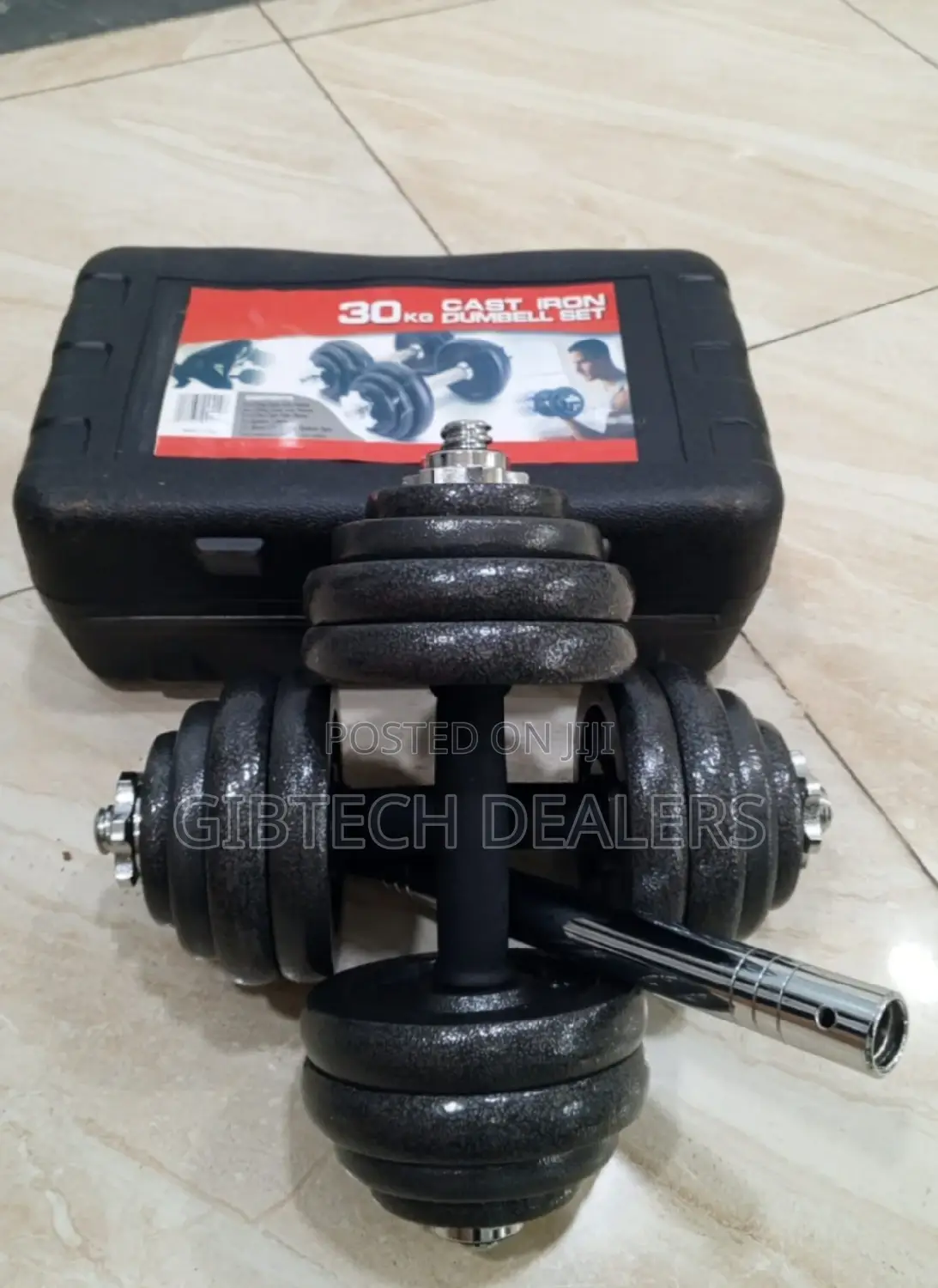 Cast Iron 30kg Dumbbells Set Available