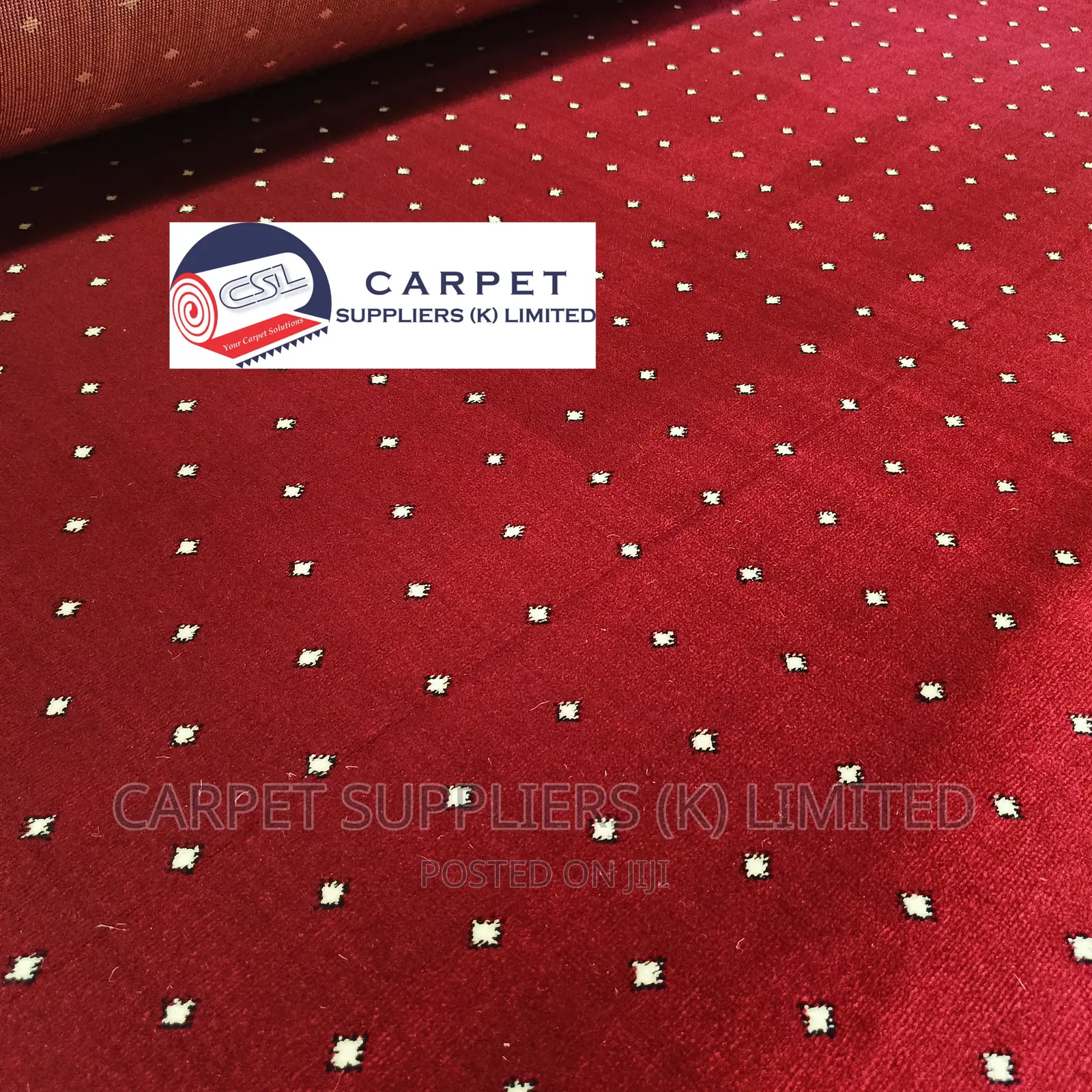 RED Wall to Wall Carpet