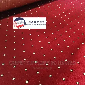 RED Wall to Wall Carpet