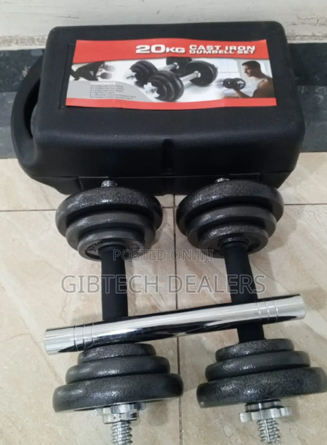 Best Quality 20kg Cast Iron Dumbbells Set