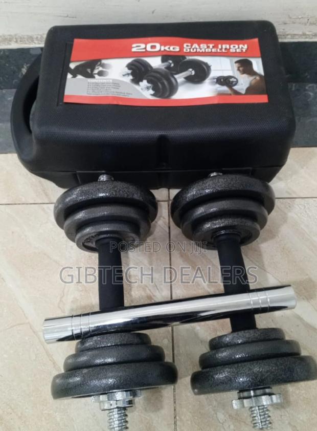 Best Quality 20kg Cast Iron Dumbbells Set
