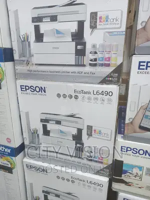 L6490 Epson Ink Tank Printer Usb Interface With LCD T.Screen