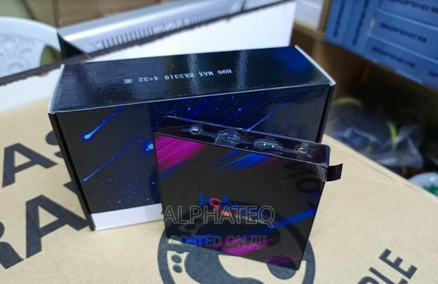 H96 Max Smart Android 9.0 TV Box RK Quad Core 64 Bit Black - main view