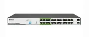 ,D-Link Upto 250 Meter Support 24-Port 1000mbps Poe Switch W