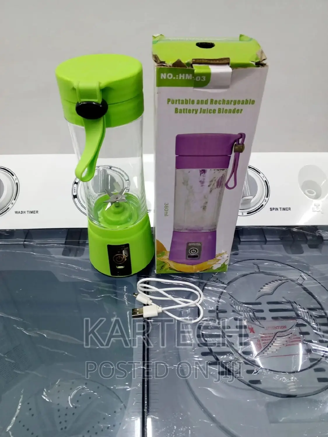 Portable and Rechargeable Battery Juice Blender