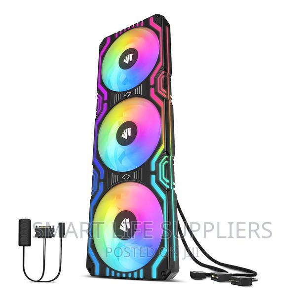 Asiahorse Matrix ARGB 56 ARGB LEDS 360mm PWM PC Case Fans
