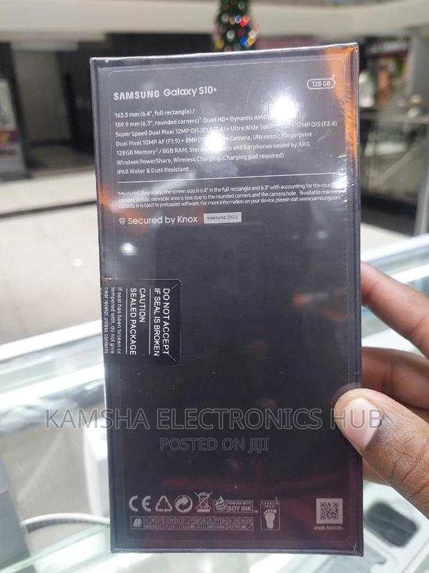 New Samsung Galaxy S10 Plus 128 GB Black - thumbnail 2