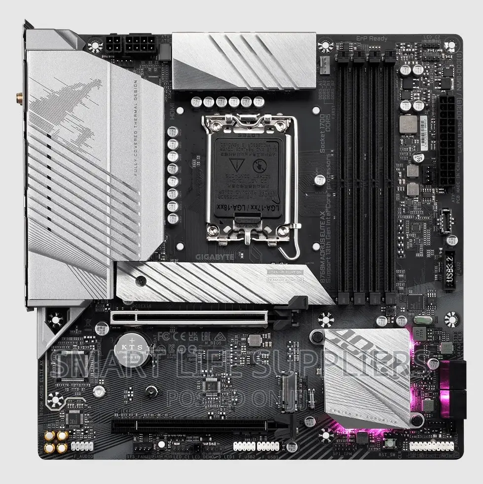 Gigabyte B760M AORUS ELITE AX DDR5 for 12th 13th And14th Gen