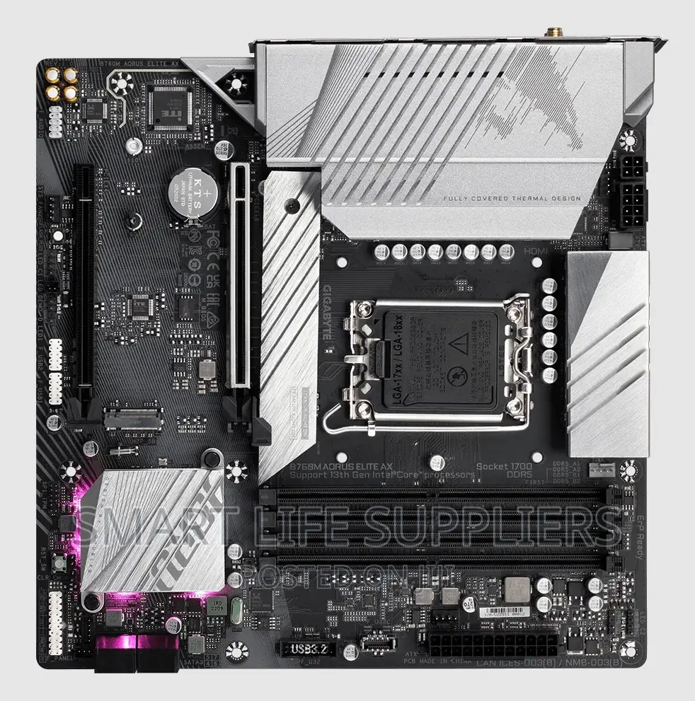 Gigabyte B760M AORUS ELITE AX DDR5 for 12th 13th And14th Gen