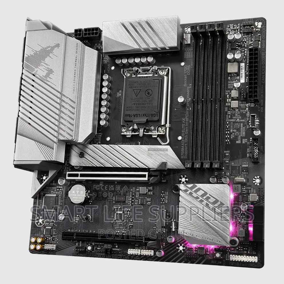 Gigabyte B760M AORUS ELITE AX DDR5 for 12th 13th And14th Gen