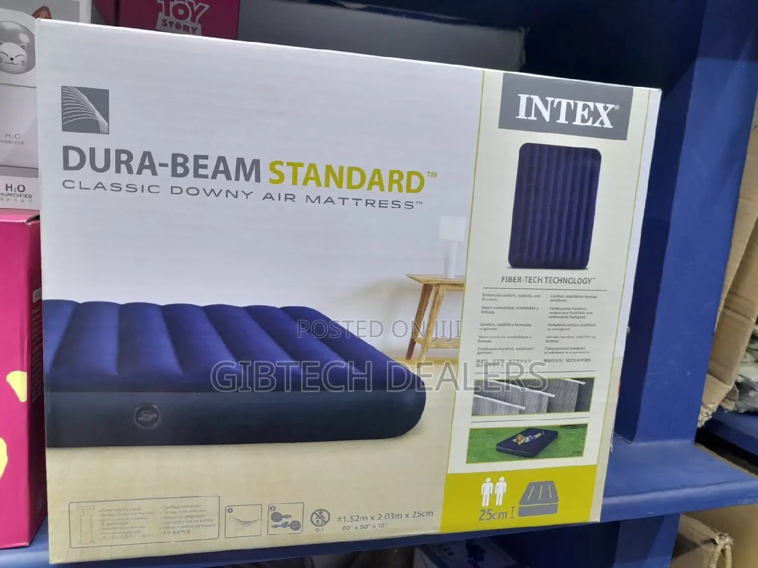 Intex Inflatable Mattress 4 by 6 With Manual Pump