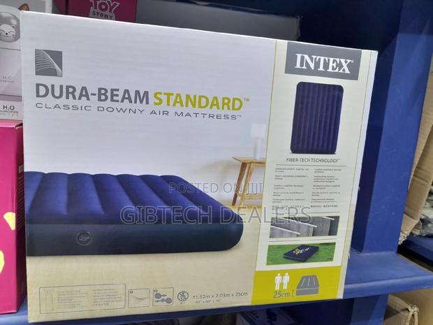 Intex Inflatable Mattress 4 by 6 With Manual Pump