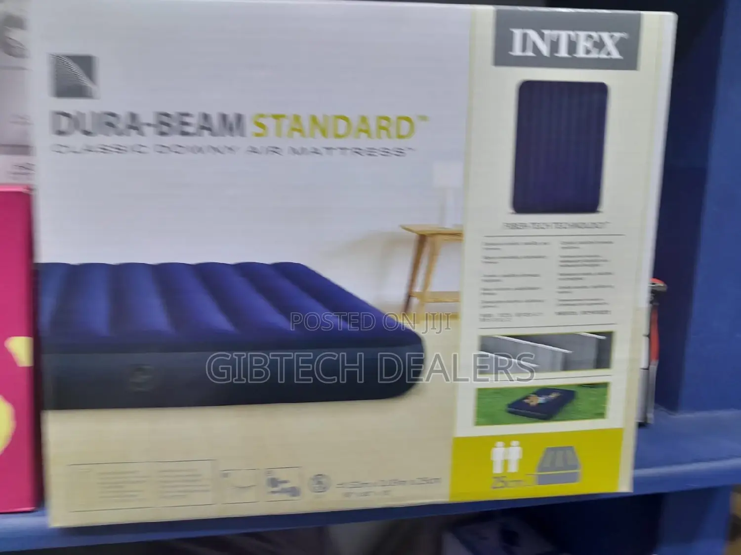 Intex Inflatable Mattress 4*6 With Electric Pump