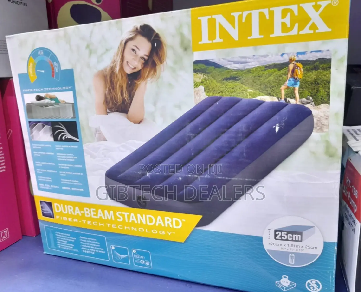 6 by 6 Intex Inflatable Mattress