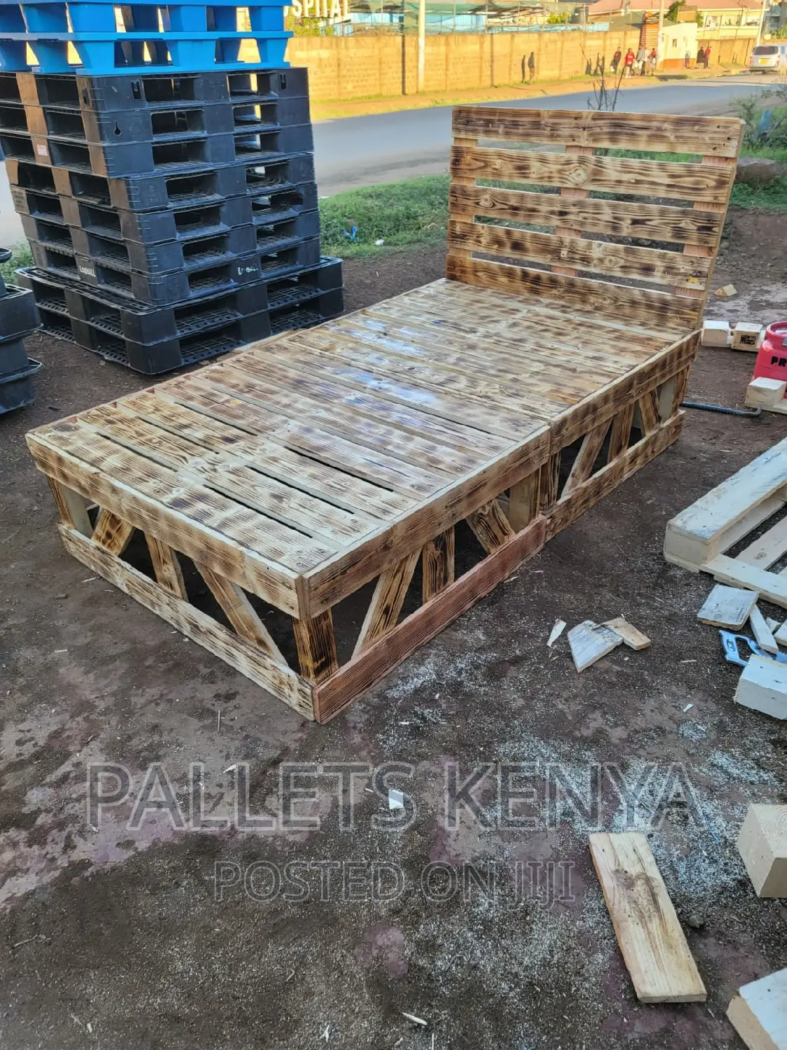 Pallet Bed-4*6 Blazed Pallet Bed. (CM0,6)