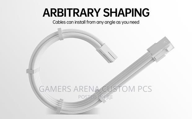 Asiahorse Power Supply Sleeved Cable 18AWG PSU Extension Kit - thumbnail 4