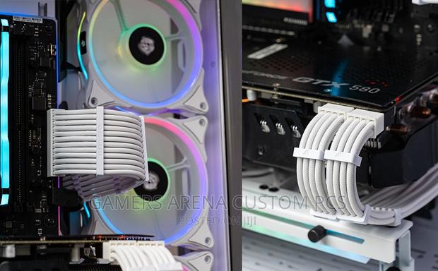 Asiahorse Power Supply Sleeved Cable 18AWG PSU Extension Kit - thumbnail 5