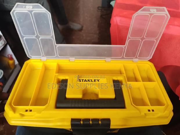 Stanley 13" Tool Box Lockable Toolbox With Cover - main view