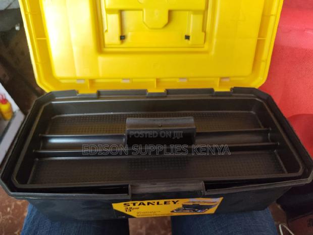 Stanley 13" Tool Box Lockable Toolbox With Cover - thumbnail 2