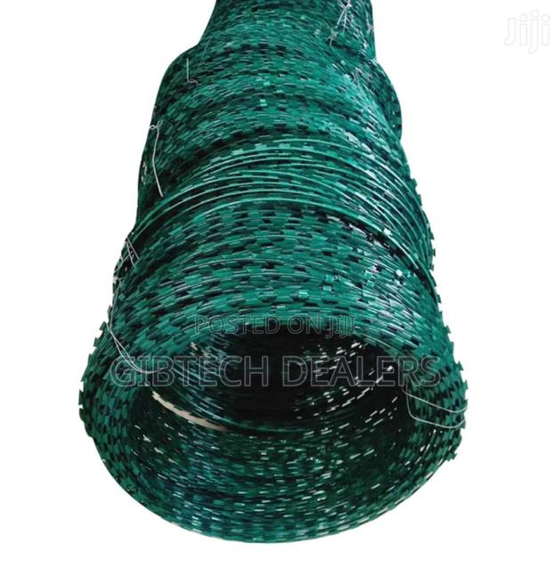 Green Galvanized Razor Wire 10m Now Available