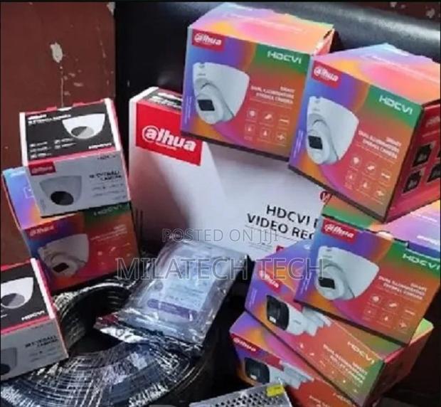 Dahua CCTV Security Cameras / Dahua 4 Channel Ki