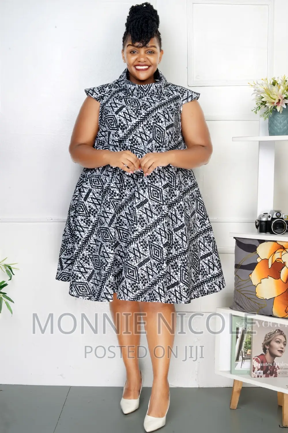 Ankara Free Dress/ Maternity Dress / Shift Dress