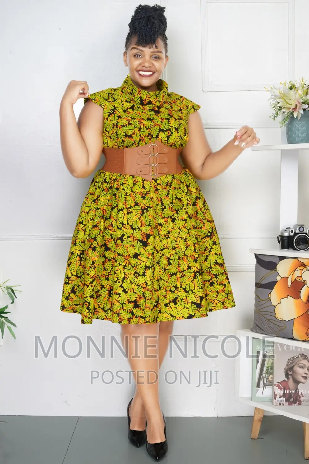 Stylish Ankara Dress/ Free Dress/Maternity Dress/Mother's