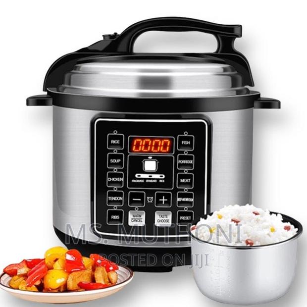 6 Litre Silver Crest Electric Pressure Cooker* - main view