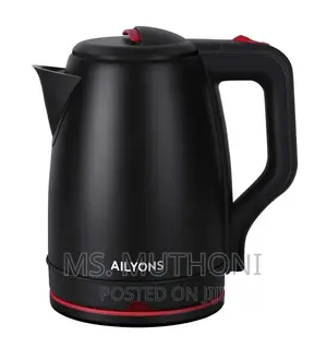 Ailyons 2.2ltrs Black Kettle 