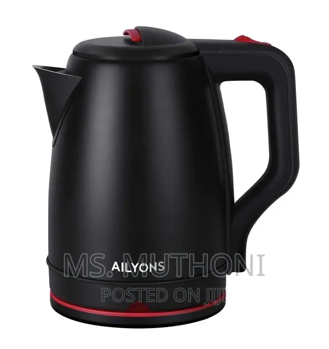 Ailyons 2.2ltrs Black Kettle 