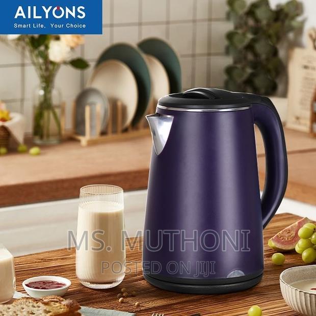 Ailyons 2.2ltrs Black Kettle  - main view