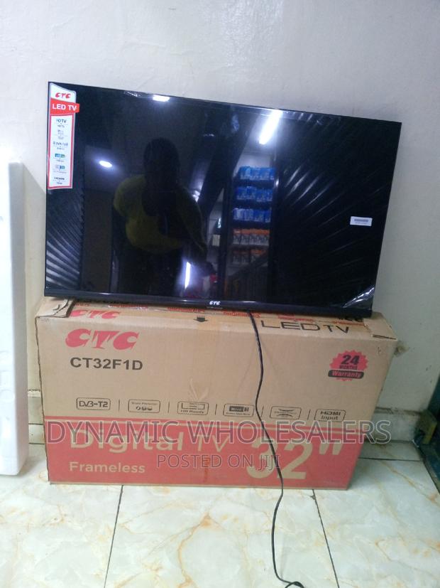 ""CTC 32inch Digital TV With Inbuiltdecoder -Frameless