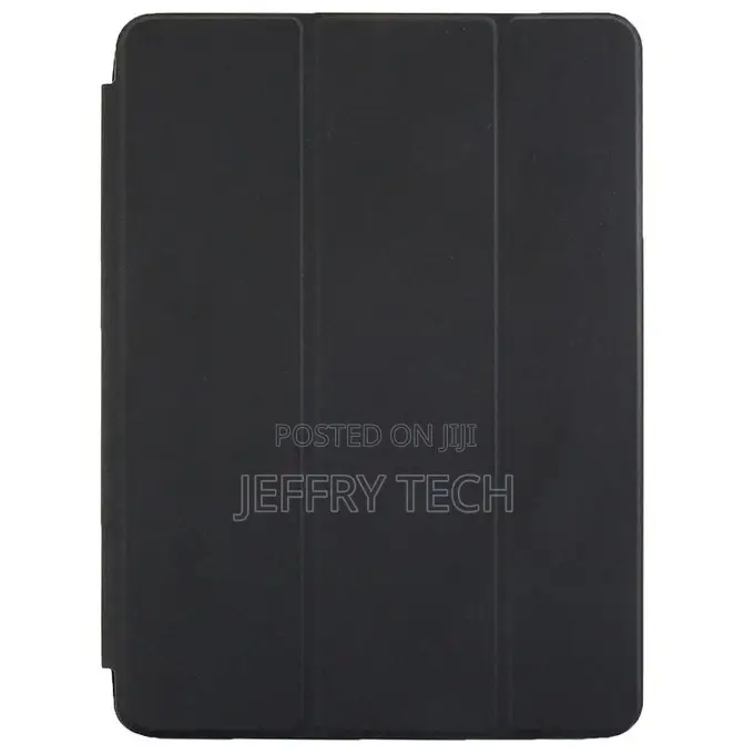3-Fold Naturally Treated Smart Leather Case for iPad Air 2(B