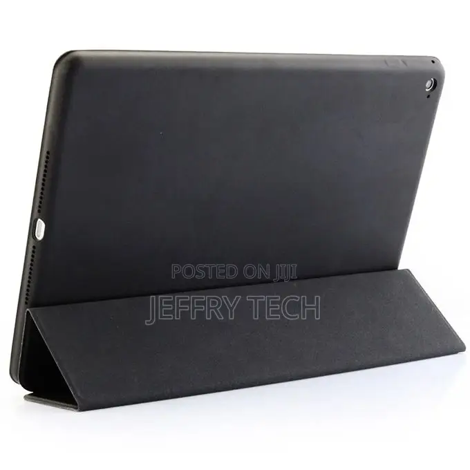 3-Fold Naturally Treated Smart Leather Case for iPad Air 2(B