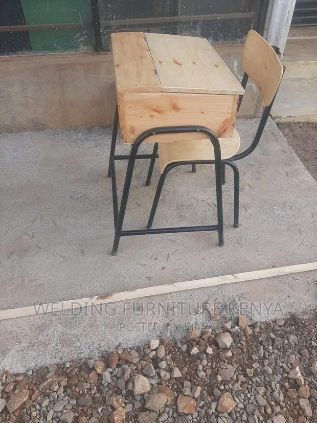 School Lockers and Chairs - main view