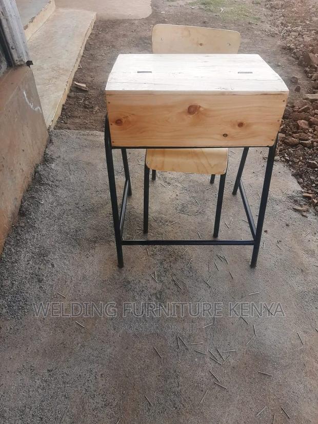 School Lockers and Chairs - main view